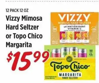 Rouses Vizzy Mimosa Hard Seltzer Or Topo Chico Margarita offer