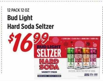 Rouses Bud Light Hard Soda Seltzer offer