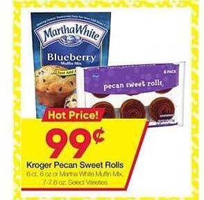 Ruler Foods Kroger Pecan Sweet Rolls offer