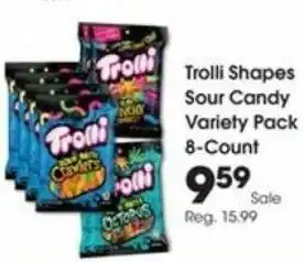 Kroger Trolli Shapes Sour Candy Variety Pack 8-Count offer
