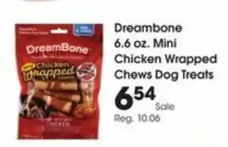 Kroger Dreambone 6.6oz Mini Chicken Warapped Chews Dog Treats offer