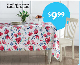 Aldi Huntington Home Cotton Tablecloth offer