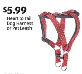Aldi Heart to Trail Dog Harness or Pet Leash offer