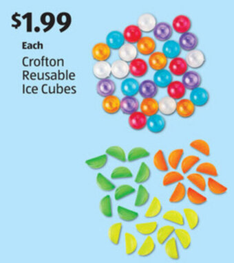 Aldi Crofton Reusable Ice Cubes offer