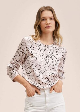 Mango Polka-dot blouse offer