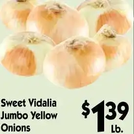 Sweet Vidalia Jumbo Yellow Onions