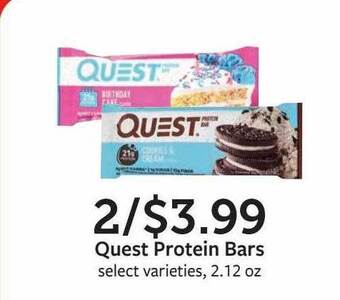 Fareway Quest Protein Bars offer