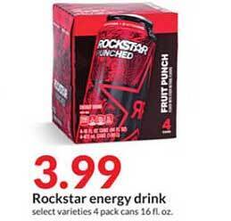 Hy-Vee Rockstar Energy Drink offer