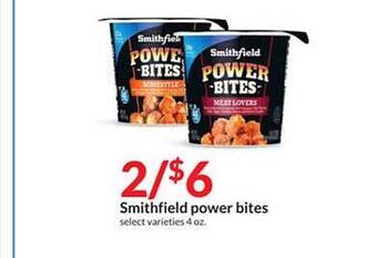 Hy-Vee Smithfield Power Bites offer