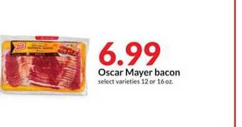 Hy-Vee Oscar Mayer Bacon offer
