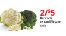 Hy-Vee Broccoli Or Cauliflower offer