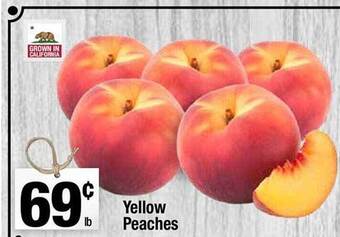 Super King Markets Yellow Peaches offer