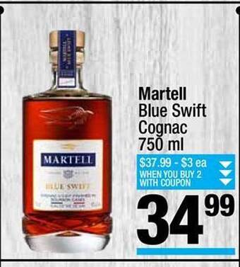 Super King Markets Martell Blue Swift Cognac offer