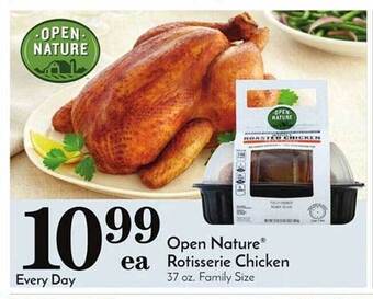 Pavilions Open Nature Rotisserie Chicken offer