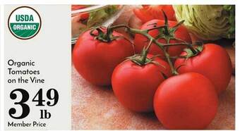 Pavilions Organic Tomatoes On The Vine offer