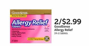 Fareway GoodSense Allergy Relief offer
