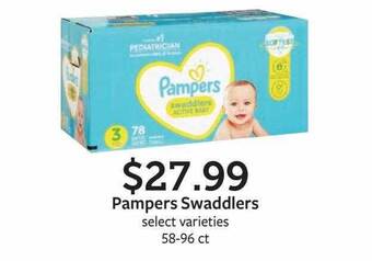 Fareway Pampers Swaddlers offer