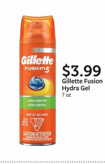 Fareway Gillette Fusion Hydra Gel offer