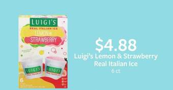 Fareway Luigi's Lemon & Strawberry Real Italian Ice offer