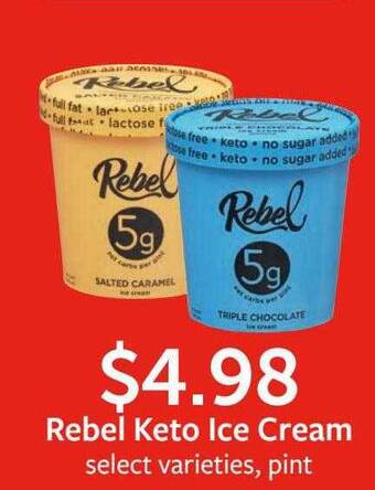 Fareway Rebel Keto Ice Cream offer