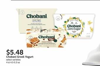 Fareway Chobani Greek Yogurt offer