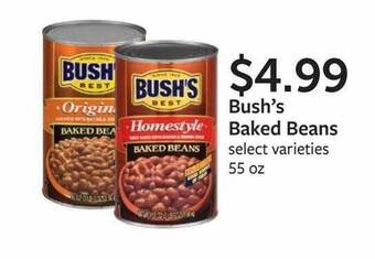 Fareway Bush's Baked Beans offer