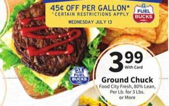 Food City Ground Chuck offer