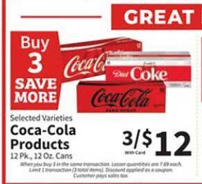 Food City Coca-cola Products offer