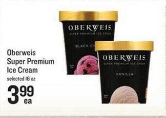 Lowes Foods Oberweis Super Premium Ice Cream offer