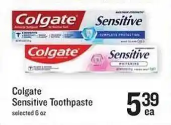 Lowes Foods Colgate Sensitive Toothpaste offer