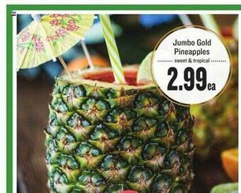 Lowes Foods Jumbo Gold Pineapples offer