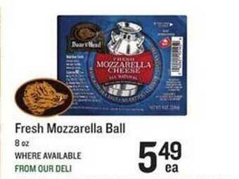 Lowes Foods Fresh Mozzarella Ball offer