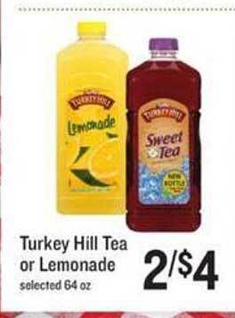Lowes Foods Turkey Hill Tea Or Lemonade offer