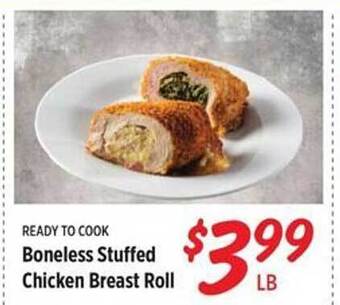 Rouses Boneless Stuffed Chicken Breast Roll offer