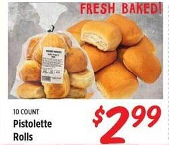 Rouses Pistolette Rolls offer
