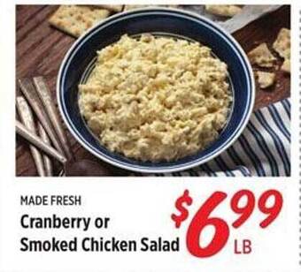 Rouses Cranberry Or Smoked Chicken Salad offer