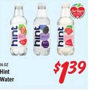 Rouses Hint Water offer