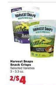 Family Fare Harvest Snaps Snack Crisps offer