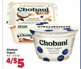 Family Fare Chobani Yogurt offer