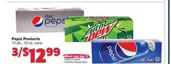 Family Fare Pepsi Products offer