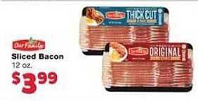 Family Fare Sliced Bacon offer