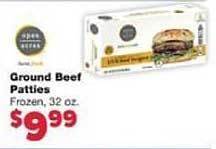 Family Fare Ground Beef Patties offer