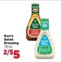 Family Fare Ken's Salad Dressing offer