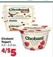 Family Fare Chobani Yogurt offer