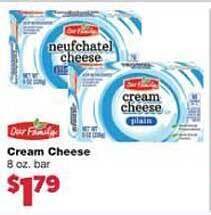 Family Fare Our Family Cream Cheese offer
