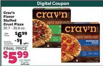 Family Fare Crav'n Flavor Stuffed Crust Pizza offer