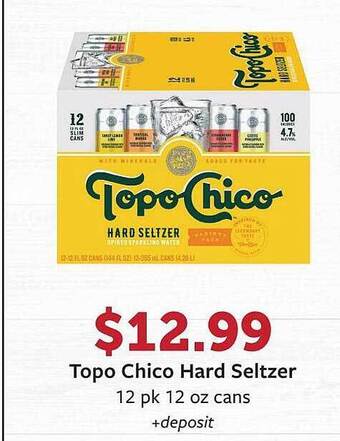Fareway Topo Chico Hard Seltzer offer