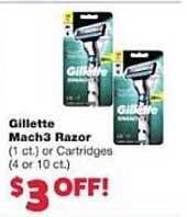 Family Fare Gillette Mach3 Razor offer