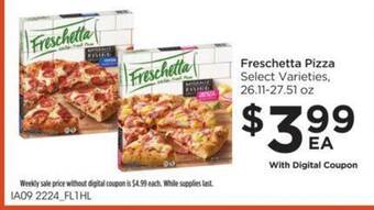 Food 4 Less Freschetta Pizza offer