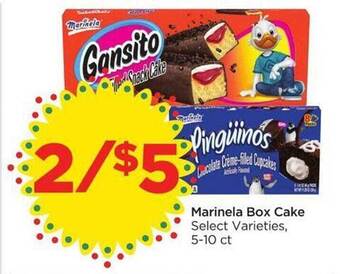 Food 4 Less Marinela Box Cake offer
